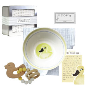 Puddle Duck Bowl & Teether Set
