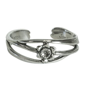 March Nouveau Flower of the Month Bracelet