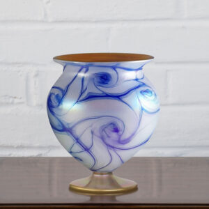 Eleanor Opal Hand Blown Glass Vase