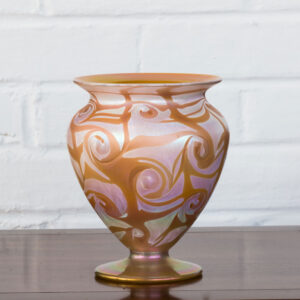 Eleanor Citrine Hand Blown Glass Vase