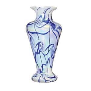 Isabella Opal Hand Blown Glass Vase