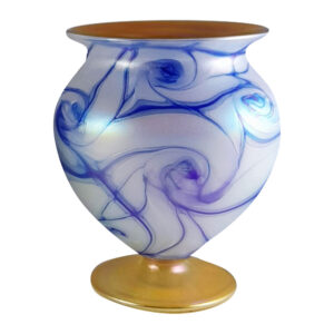 Eleanor Opal Hand Blown Glass Vase