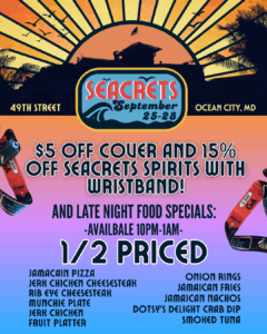 a flyer for a special event with a picture of a pair of skis