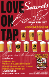 a flyer for a beer tasting event