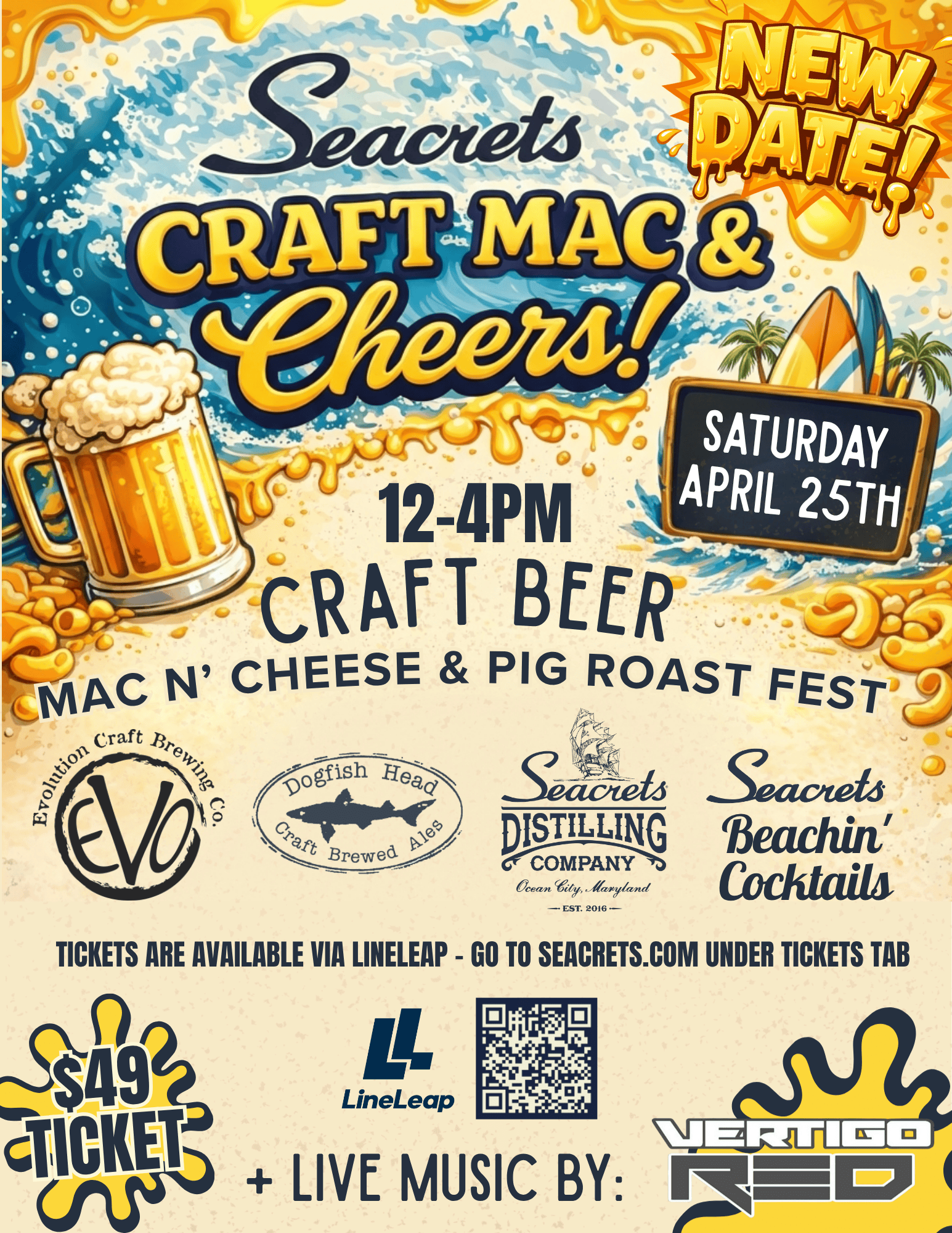 a poster advertising a beer festival