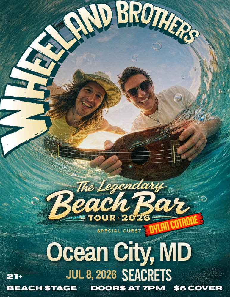 a poster for a concert featuring a man and a woman