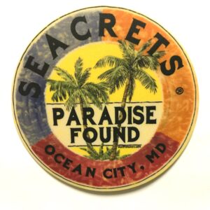 a sign that says seacrests paradise found on it