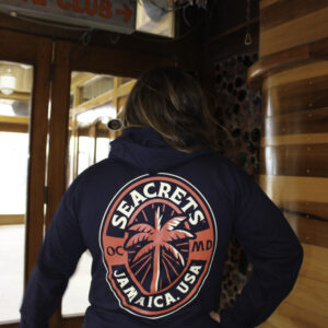 Oval Zip Up Hoodie