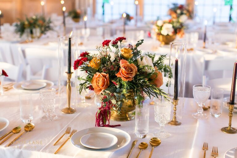 a table set up for a formal dinner