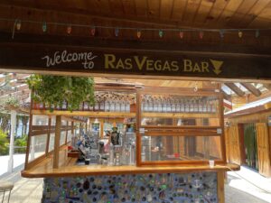 a bar with a sign that says welcome to las vegas bar