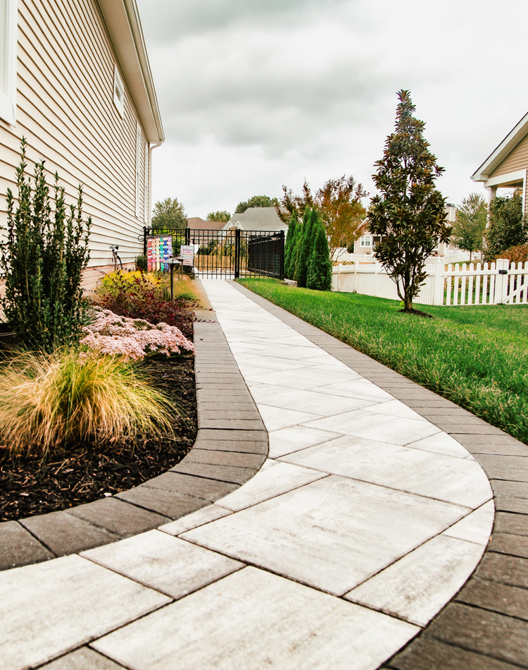 stone walkway design in worcester county, md