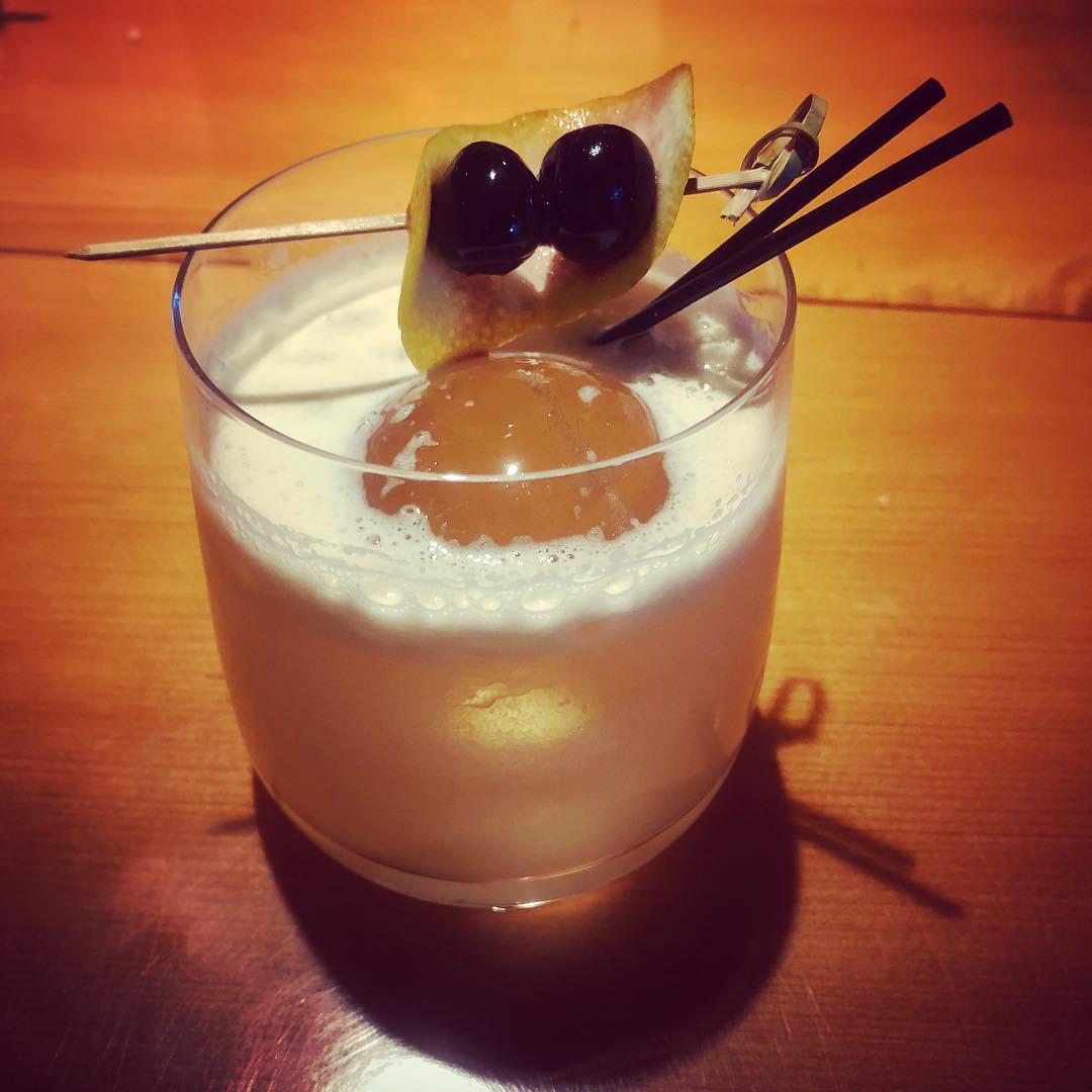 Fruity Frothy Cocktail Drink