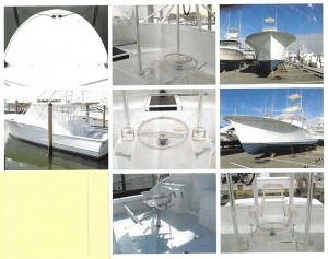 grid photos of a boat