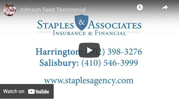a screen shot of a business card for staples & associates