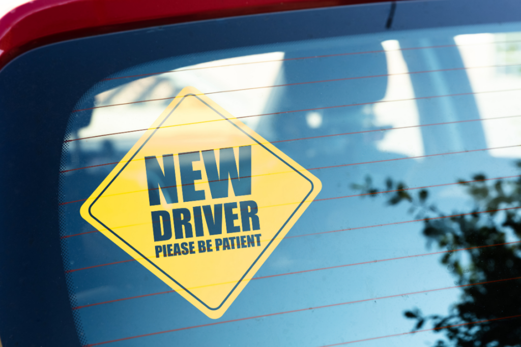 New Driver Bumper Sticker