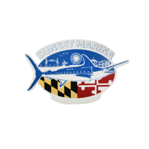 Sunset Marina OCMD Sticker