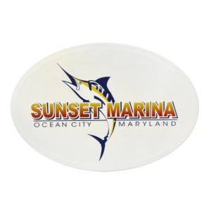 Clear Sunset Marina Sticker