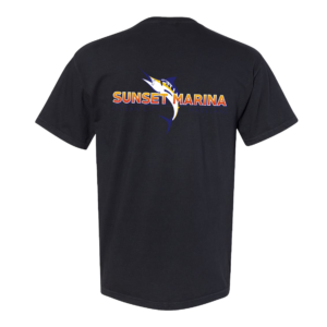 Sunset Marina Logo Pocket Tee