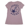 Sunset Anchor V-neck Heather Lavender
