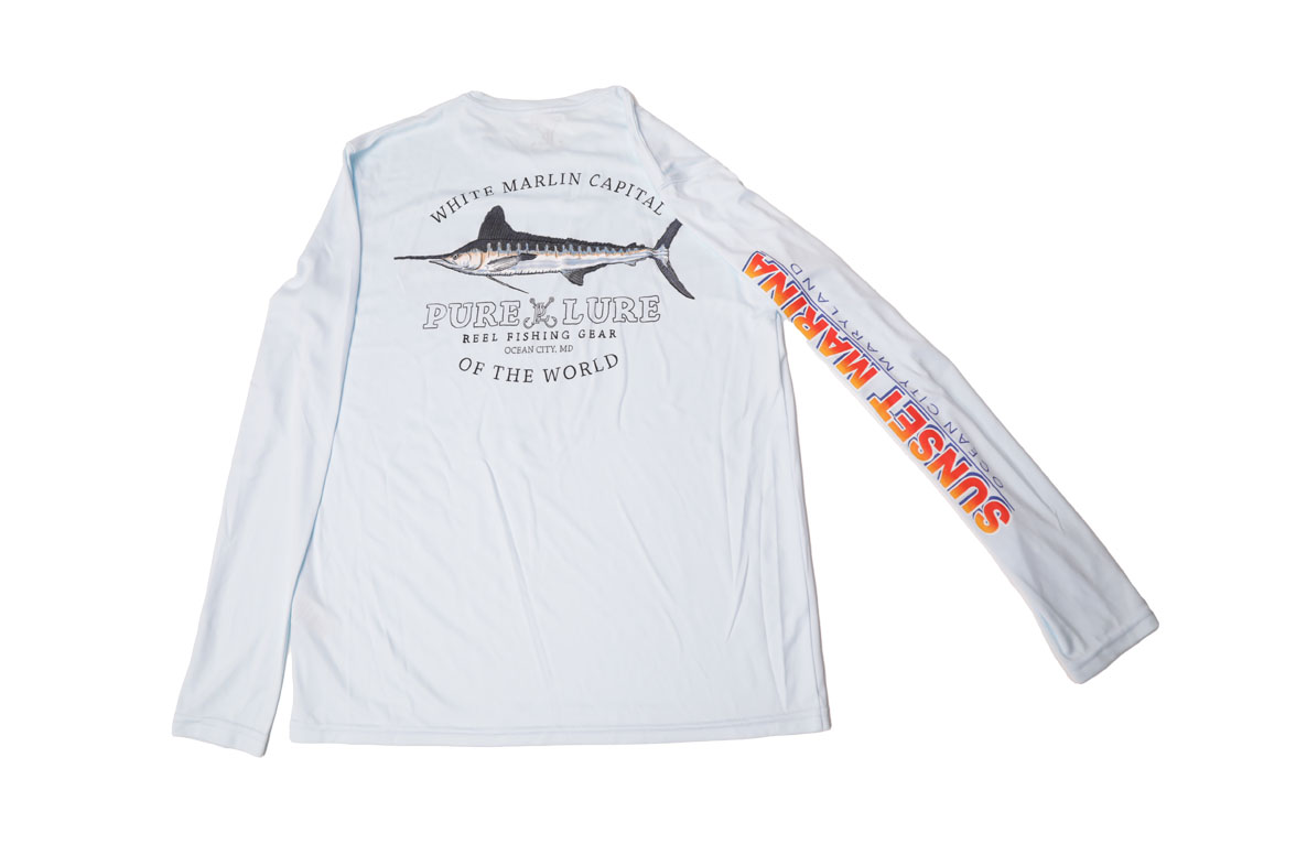 Pure Lure Sunset logo LS ice blue