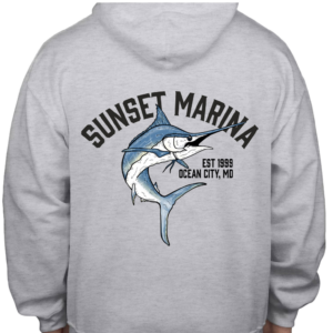 Sunset Marina Marlin Hoodie