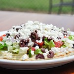 greek salad on plate