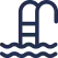 a blurry image of a black and blue background
