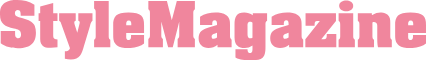 a black and pink logo with the words style magazine