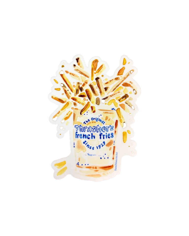 Bucket of Fries Sticker