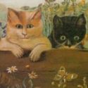 Lloyd Tyler Cats Painting