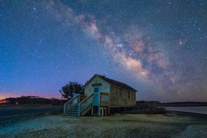 Amateur- 2nd Best in Category- Lanscape & Scenery - Mily Way Over the Boathouse by Carol Ward