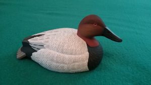 Miniature Canvasback Drake Gunning Style Decoy By Ron Cleveland C B Iowa