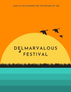 Delmarvalous Festival Poster
