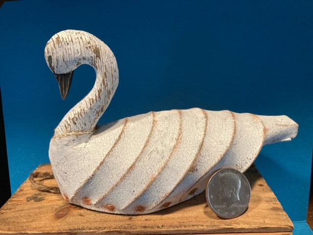 2021 Benefit Auction Minature Vintage Style Swan Crafted By Gary Doviak Version 1 1
