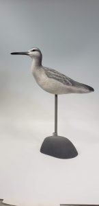 2021 Benefit Auction Item Willet Shorebird Carving By Del Herbert Version 2