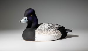 2021 Benefit Auction Item Minature Scaup Drake By Lawrence Fell Version 1