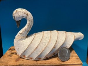 2021 Benefit Auction Minature Vintage Style Swan Crafted By Gary Doviak Version 1