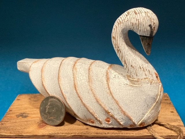 2021 Benefit Auction Minature Vintage Style Swan Crafted By Gary Doviak Version 2