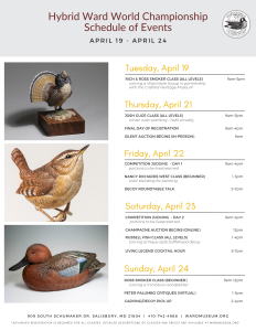 Hybrid Ward World Championship Schedule Of Events