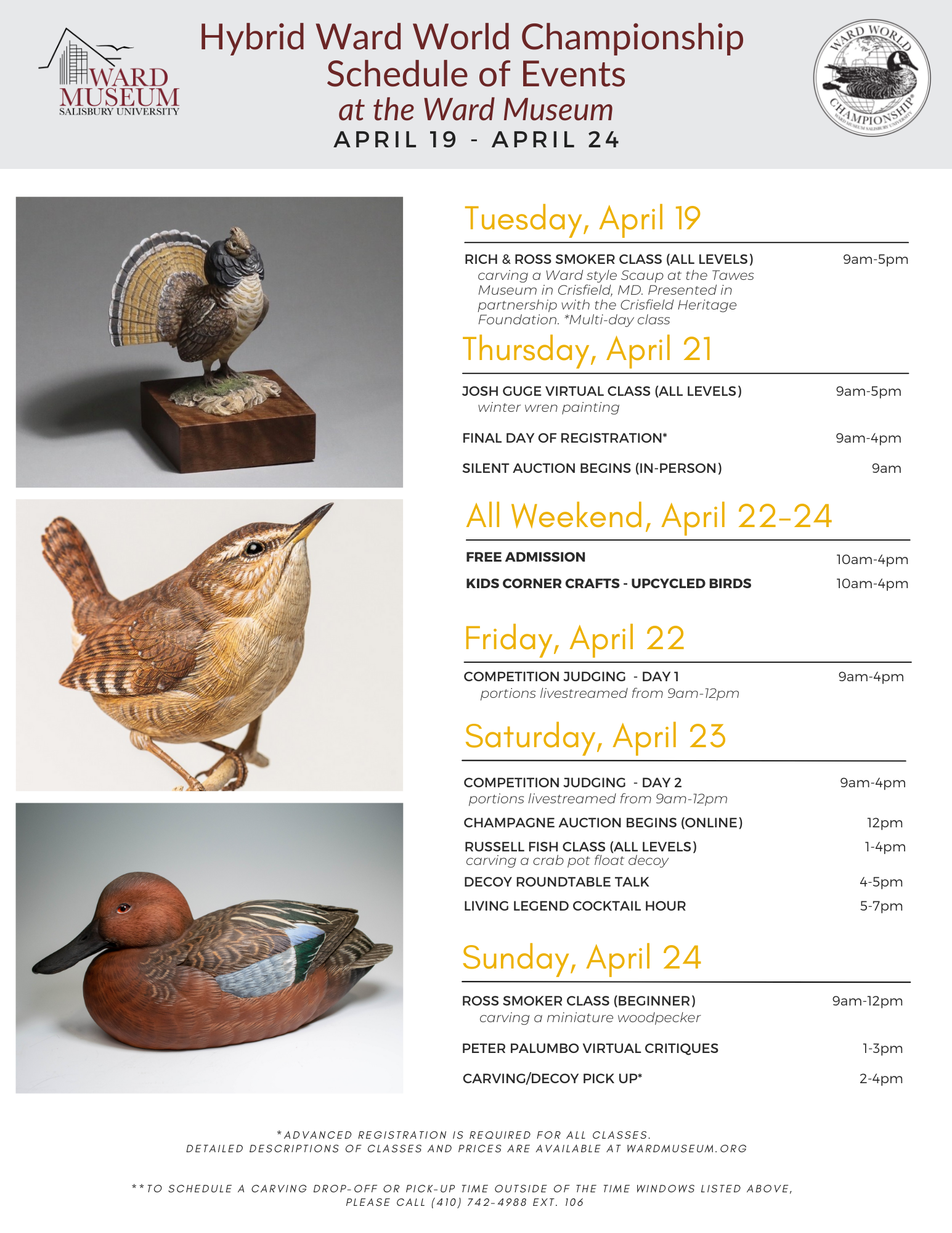 Hybrid Ward World Championship Schedule Of Events 4