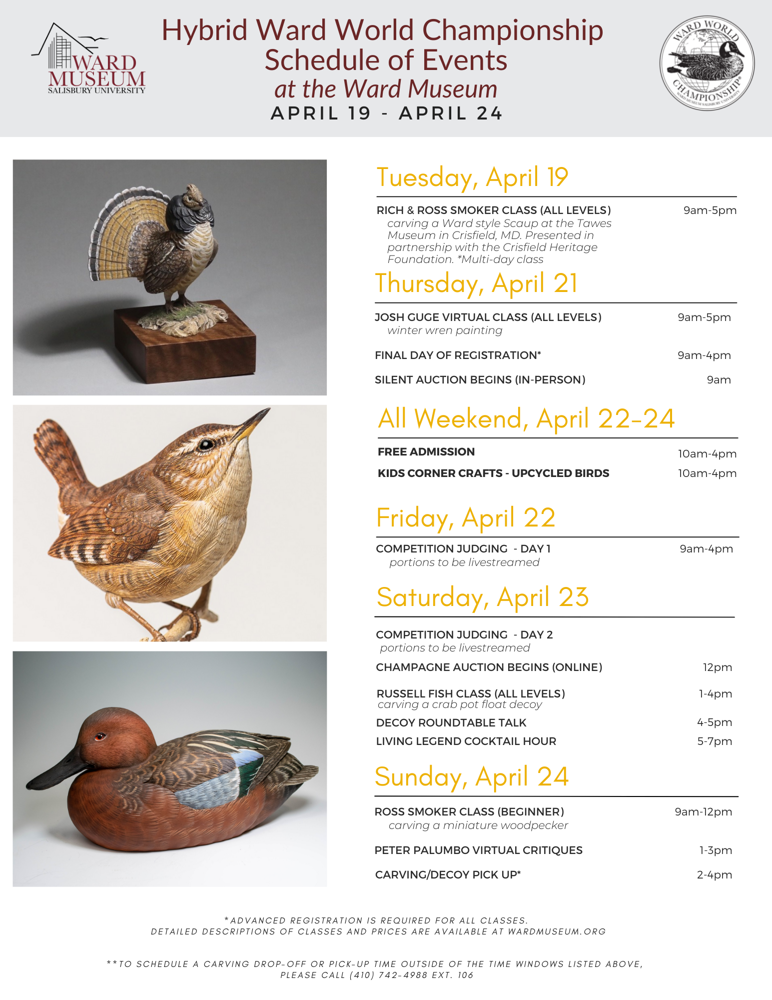 Hybrid Ward World Championship Schedule Of Events 3