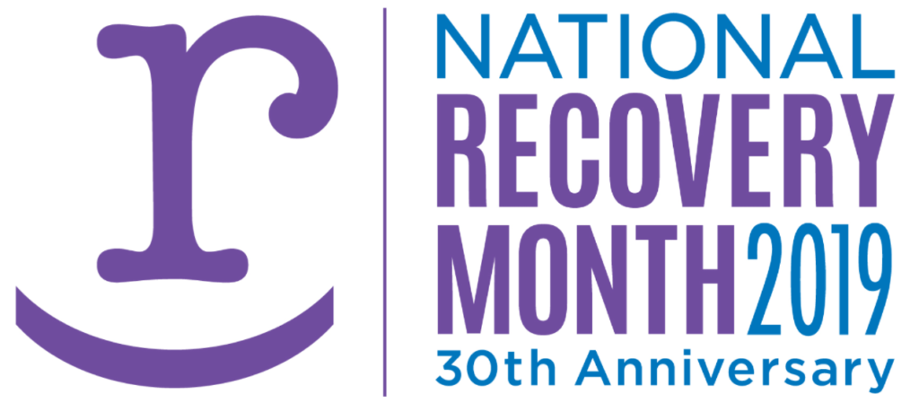 National Recovery Month 2019 30th Anniversary logo