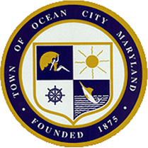 Town of Ocean City Maryland founded 1875 logo