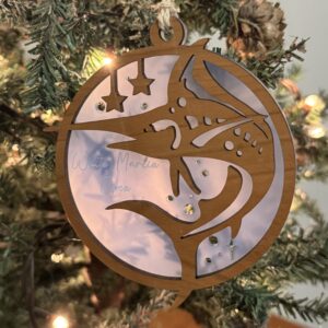 White Marlin Open Holiday Ornament