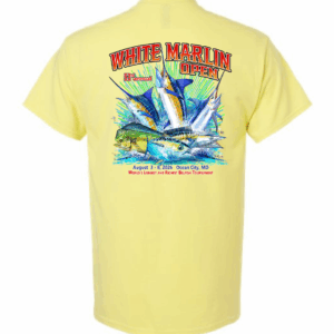 2026 Short Sleeve White Marlin Open T-shirt