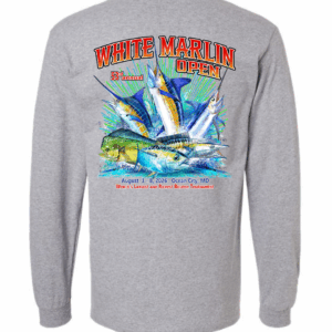 2026 Long Sleeve White Marlin Open T-shirt