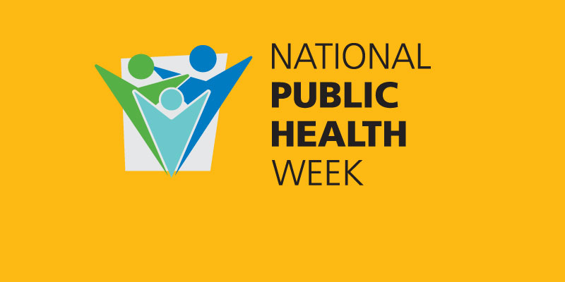 the national public health week logo