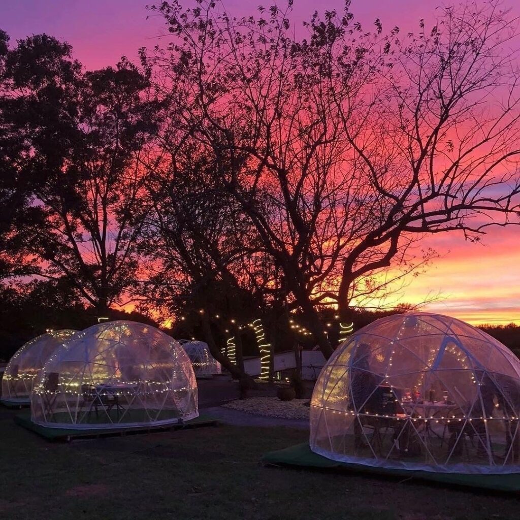 windmill creek vineyard igloo experience