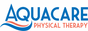 the logo for aqua care physical therapy