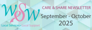 a flyer for a care and share news letter